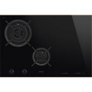 Комбинированная варочная панель газ + индукция SMEG PM6743R