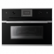 Паровой шкаф Kuppersbusch CD 6350.0 S черная (без ручки, серый дисплей)
