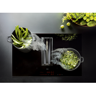 Вытяжка и индукция Falmec QUANTUM  PRO EASY 90 VETRO NERO (вытяжка+индукция)