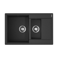 Мойка OMOIKIRI Daisen 78-2-BL Artgranit/Черный