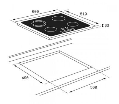 Варочная панель Teka TZ 6420 BLACK