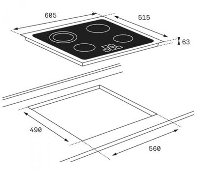 Варочная панель Teka TT 6415 BLACK