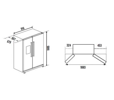 Холодильник Kuppersbusch KW 9750-0-2 T белый