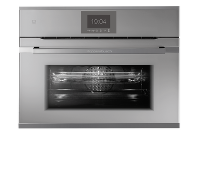 Компактный духовой шкаф с микроволнами Kuppersbusch CBM 6550.0 G3 Silver Chrome