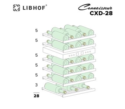 Винный шкаф Libhof CXD-28 Black