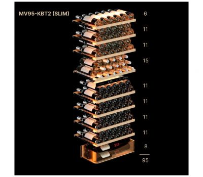 Винный шкаф Meyvel MV95-KBT2 Slim