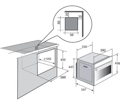 Встраиваемая микроволновая печь BRANDT BKC7153BB