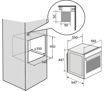Встраиваемая микроволновая печь BRANDT BKS7131LX