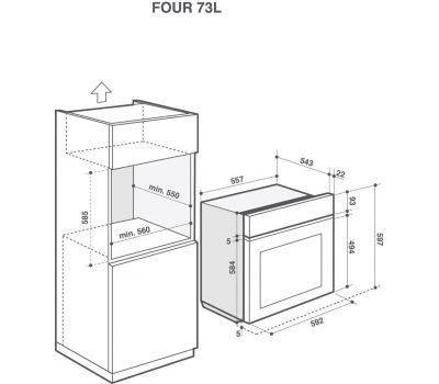 Встраиваемый духовой шкаф BRANDT BOH1325BB