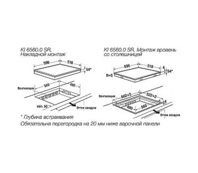 Индукционная варочная панель Kuppersbusch KI 6560.0 SR