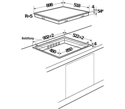 Индукционная варочная панель Kuppersbusch KI 9560.0 SR
