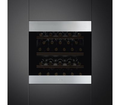 Холодильный шкаф для вина встраиваемый SMEG CVI329X3