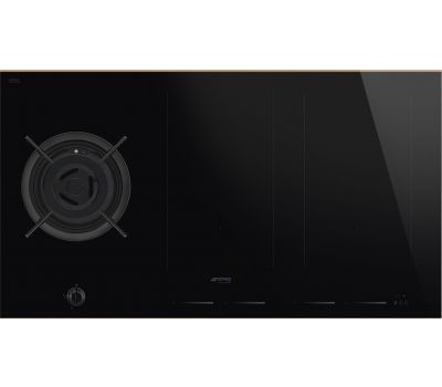 Комбинированная варочная панель газ + индукция SMEG PM6954R