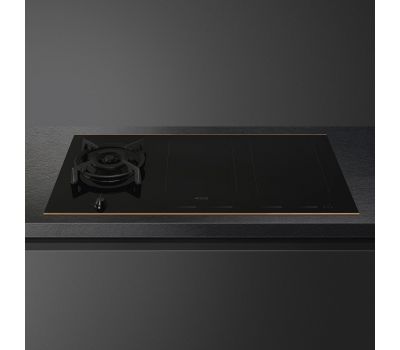 Комбинированная варочная панель газ + индукция SMEG PM6954R
