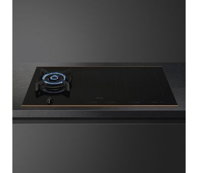 Комбинированная варочная панель газ + индукция SMEG PM6954R