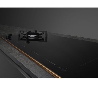 Комбинированная варочная панель газ + индукция SMEG PM6954R