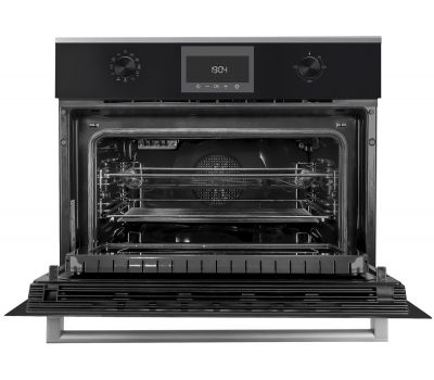 Компактный духовой шкаф с микроволнами Kuppersbusch CBM 6330.0 S3 Silver Chrome