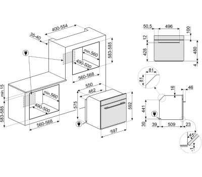 Многофункциональный духовой шкаф SMEG SOP6602TNR