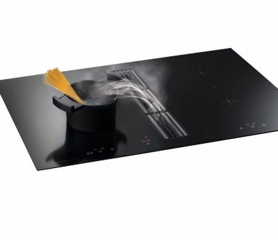 Индукционная варочная панель с вытяжкой Kuppersbusch KMI 8500.0 SR