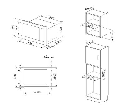 Микроволновая печь Smeg FMI625CN