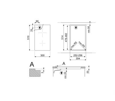 Индукционная варочная панель SMEG SI2321D
