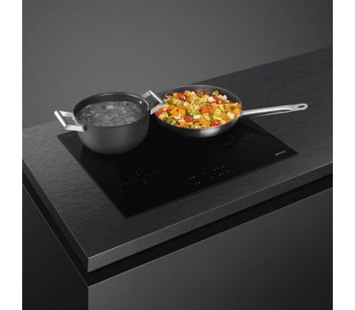 Cтеклокерамическая варочная панель SMEG SE464TB
