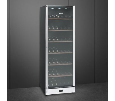 Отдельностоящий холодильный шкаф для вина SMEG SCV115GS