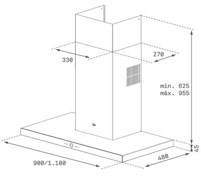 Вытяжка TEKA PerfectA4 DLH 985 T
