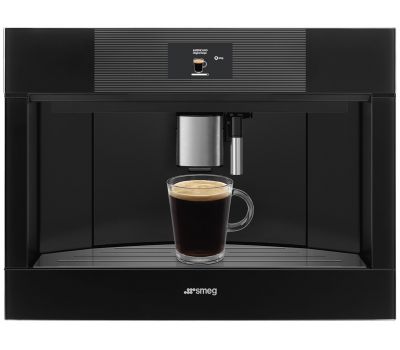 Кофемашина SMEG CMS4104B3RU чёрное стекло