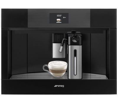 Кофемашина SMEG CMS4104B3RU чёрное стекло