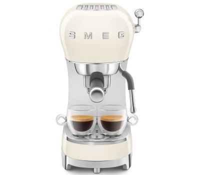 Кофемашина-эспрессо SMEG ECF02CREU  цвет кремовый