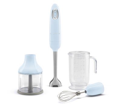 Погружной блендер SMEG HBF03PBEU цвет пастельный голубой