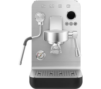 Рожковая эспрессо кофемашина SMEG EMC02BLMEU   цвет чёрный матовый