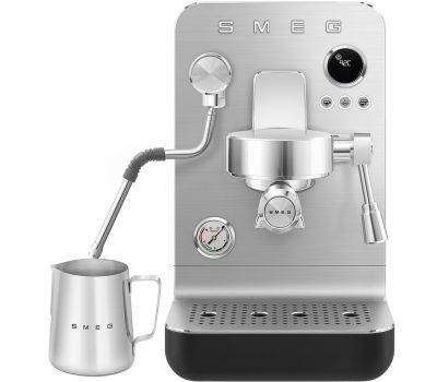 Рожковая эспрессо кофемашина SMEG EMC02BLMEU   цвет чёрный матовый