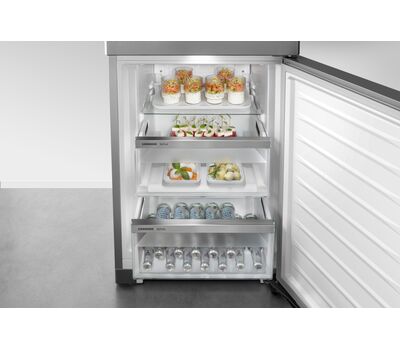 Двухкамерный холодильник Liebherr CBNstd 5783-20 001 нерж. сталь