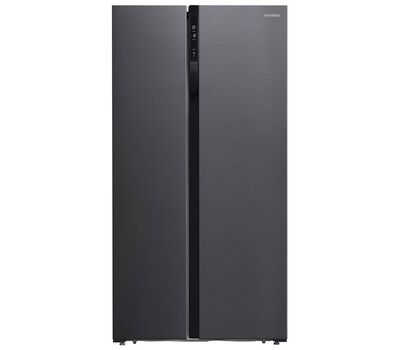 Холодильник Side by Side Hyundai CS5003F черная сталь