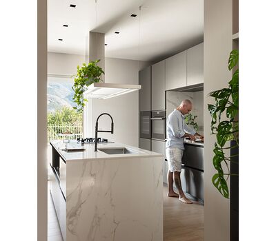 Островная вытяжка FALMEC LUMEN ISOLA STEEL 175 DX,