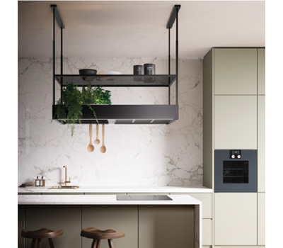 Вытяжка островная Falmec SPAZIO IS.130 NERO (островная, 130 см, матовый чёрный)