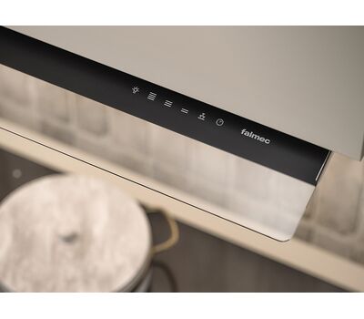 Вытяжка встраиваемая Falmec VIRGOLA NO-DROP TOUCH 90 BLACK, чёрная