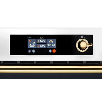 Комбинированный духовой шкаф с паром и микроволнами ILVE 645-SNHSW/MGB графит (ручки бронза)