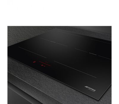 Индукционная варочная панель Smeg SI2M5643D1 60 см, прямой край, цвет чёрный