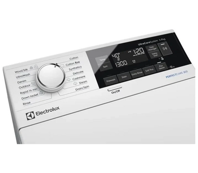 Стиральная машина Electrolux EW6TN3262 PerfectCare 600, белая, 6 кг, 1200 об/мин, 14 программ, с вертикальной загрузкой