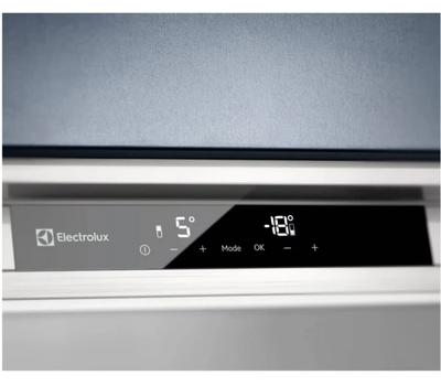 Встраиваемый холодильник Electrolux LNS9TE19S белый, двухкамерный 213/61л, морозилка снизу, No Frost