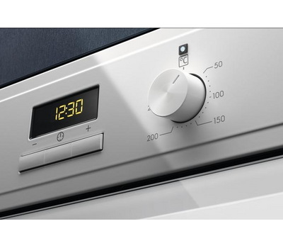Духовой шкаф электрический Electrolux EOF3H40BW, белый, 8 режимов, 65 л, паровая очистка