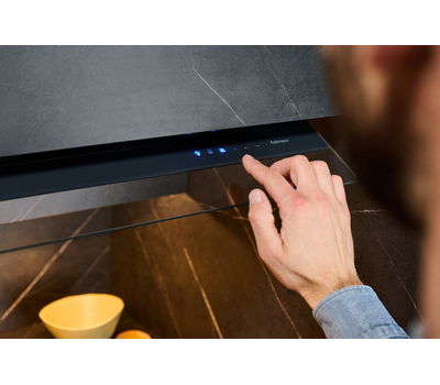 Вытяжка FALMEC VIRGOLA TOUCH NRS 60 BLACK (вытяжка встраиваемая, чёрная)