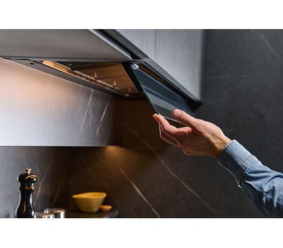 Вытяжка FALMEC VIRGOLA TOUCH NRS 60 BLACK (вытяжка встраиваемая, чёрная)