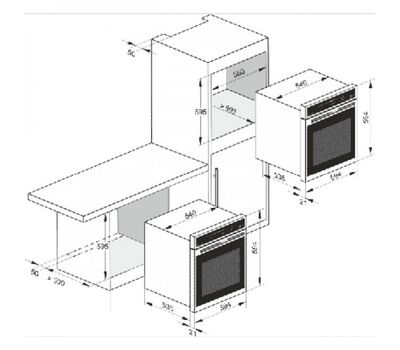 Встраиваемый электрический духовой шкаф Kaiser EH 6326 Sp
