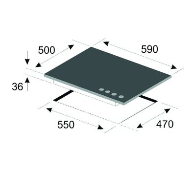 Встраиваемая газовая варочная панель Kaiser KG 6325 Em Turbo