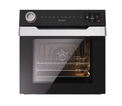 Духовой шкаф Panoramagic, ш.60 см ILVE OV60PMT3/MK матовый черный (фурн. хром)