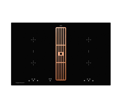 Индукционная варочная панель с вытяжкой Kuppersbusch KMI 8500.0 SR Copper